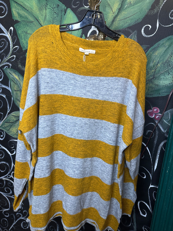 Stripe Sweater warm and coxy lightweight top